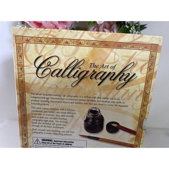 The Art of‎ Calligraphy Top That Hardcover Complete Set  and Special Brushes NEW - Picture 3 of 16